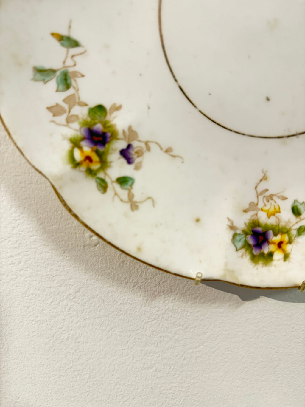 The Violet Vine Vintage Salad Plate