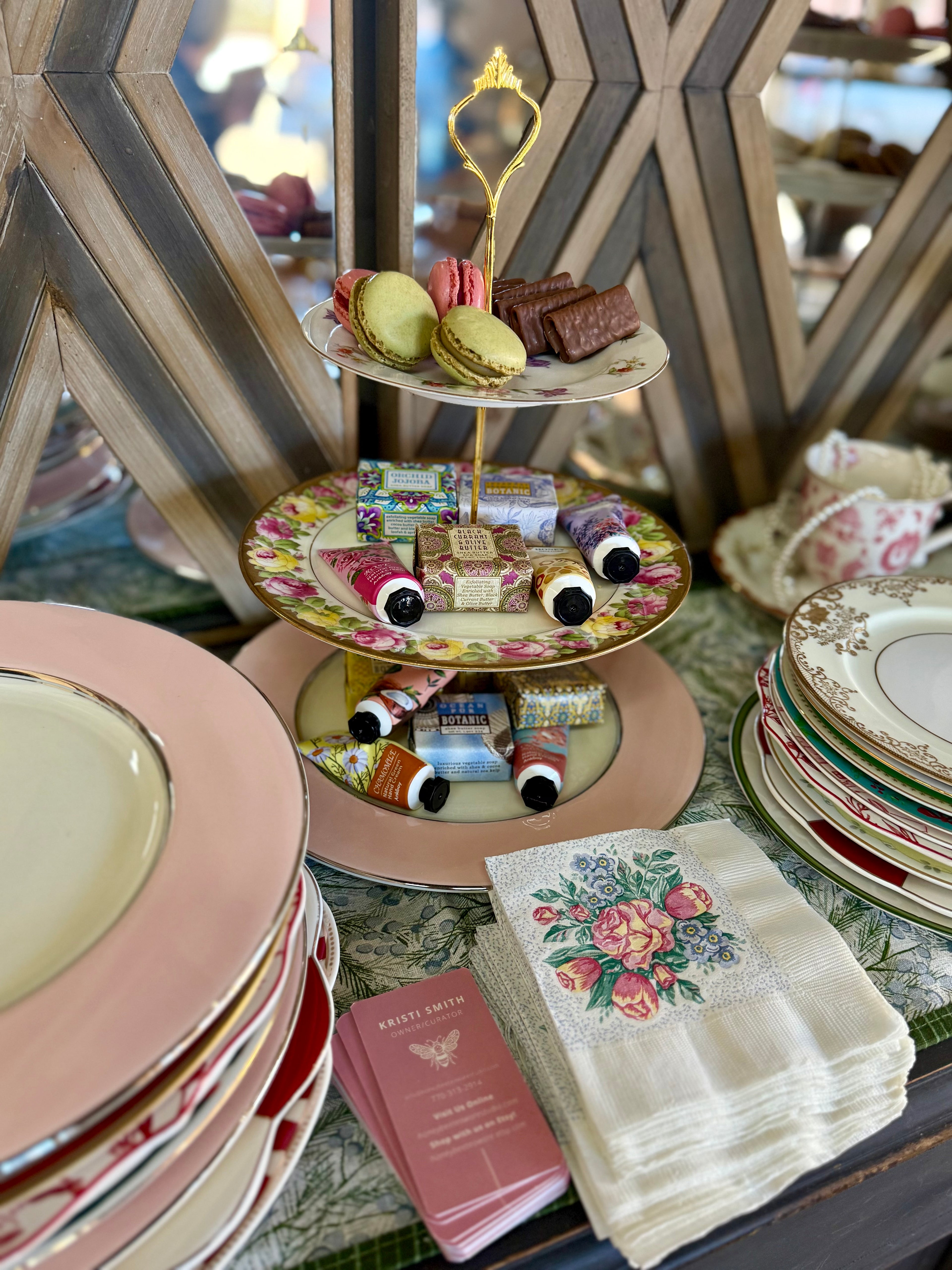 The Pink Estate Three-Tier Stand