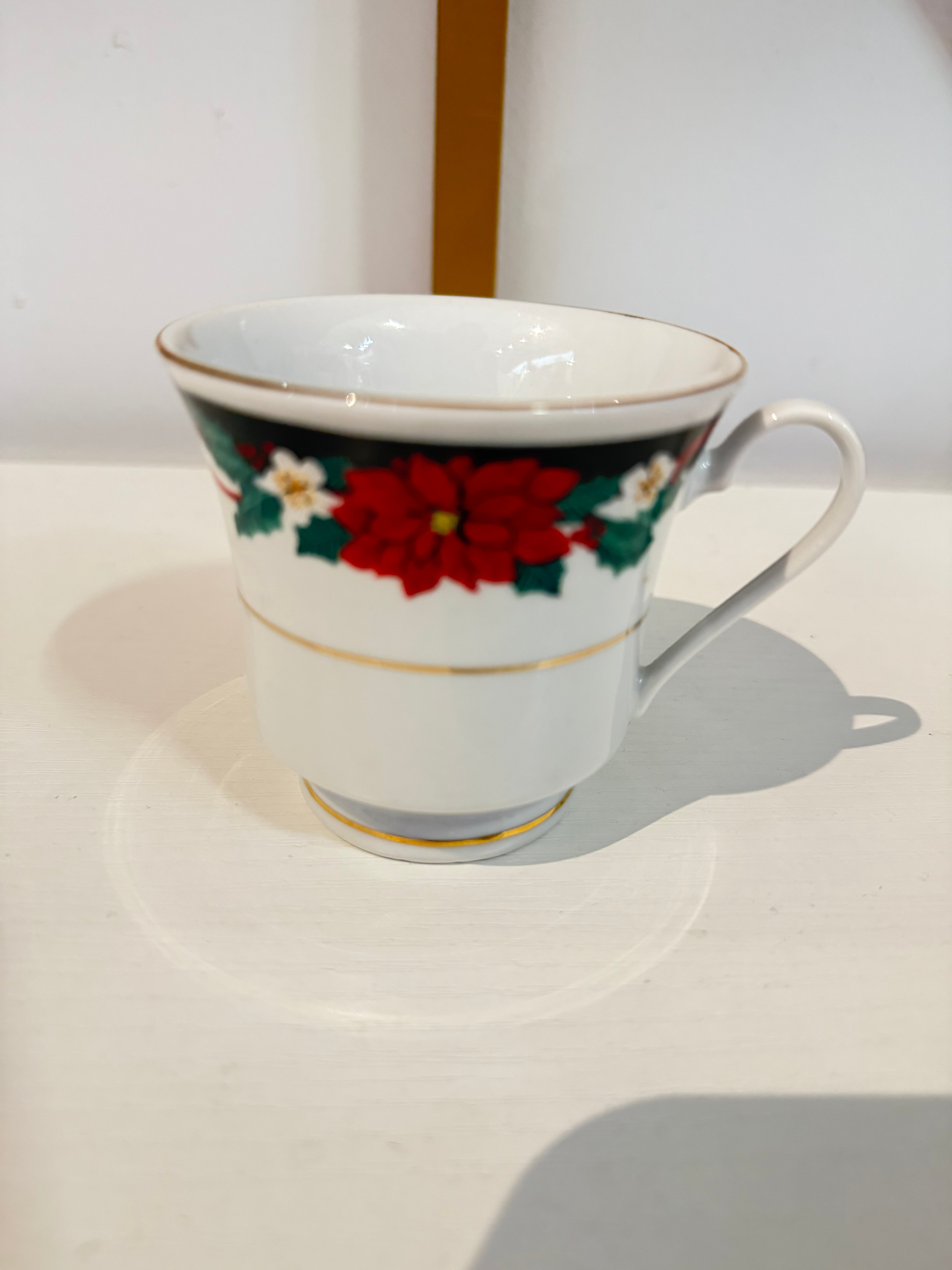 Poinsettia and Purpose Teacup