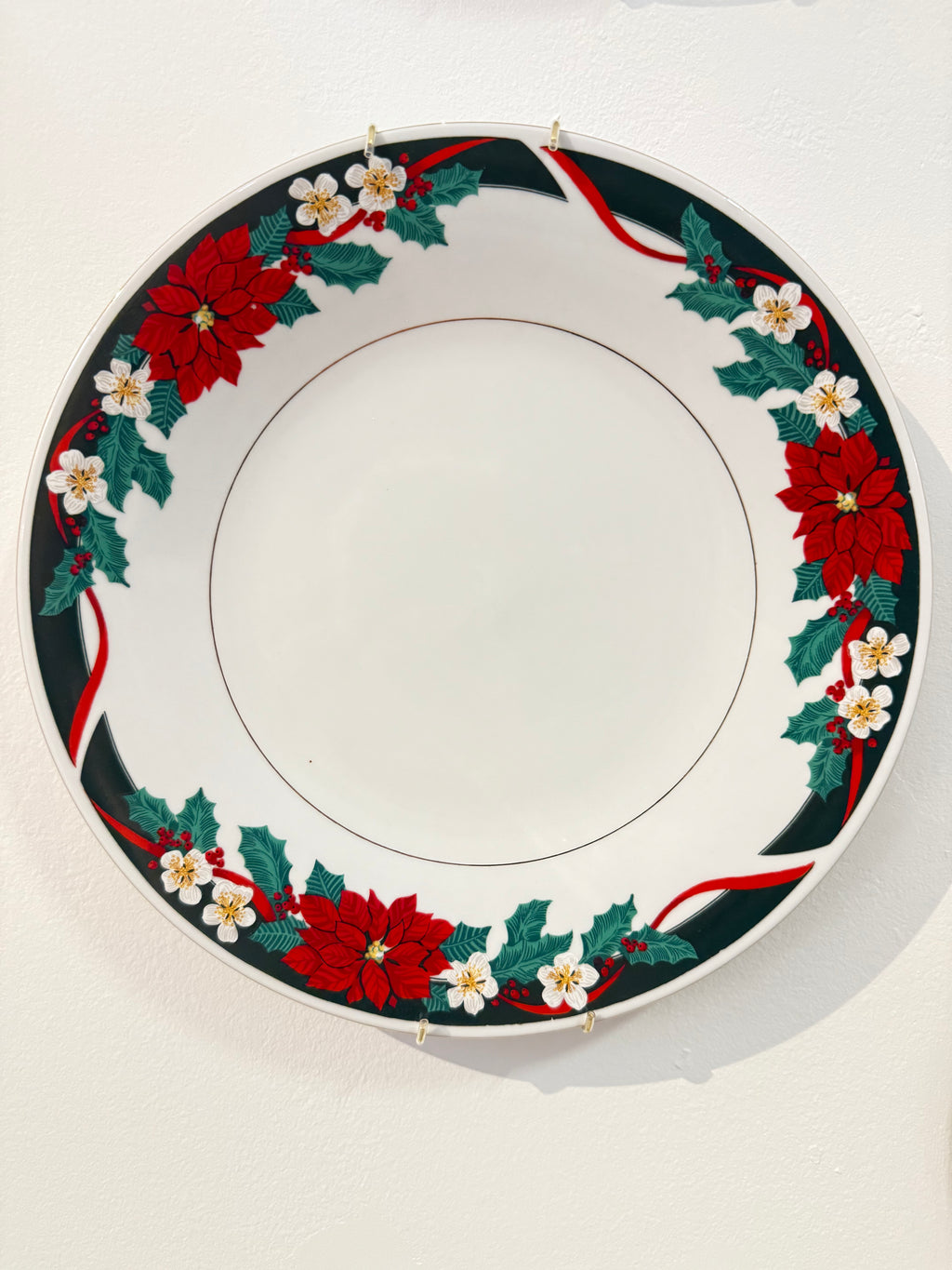Poinsettia and Purpose Dinner Plate