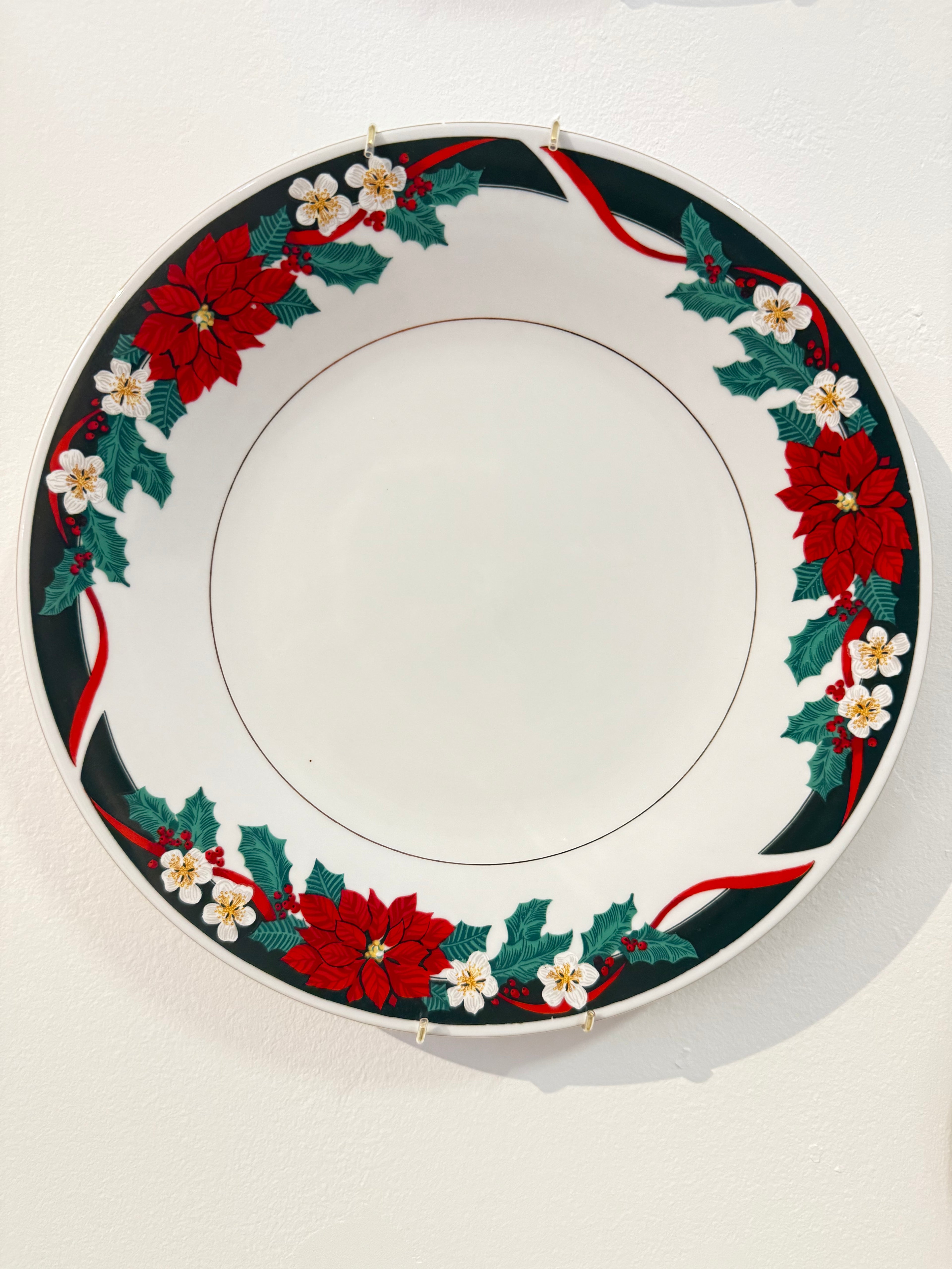 Poinsettia and Purpose Bread Plate
