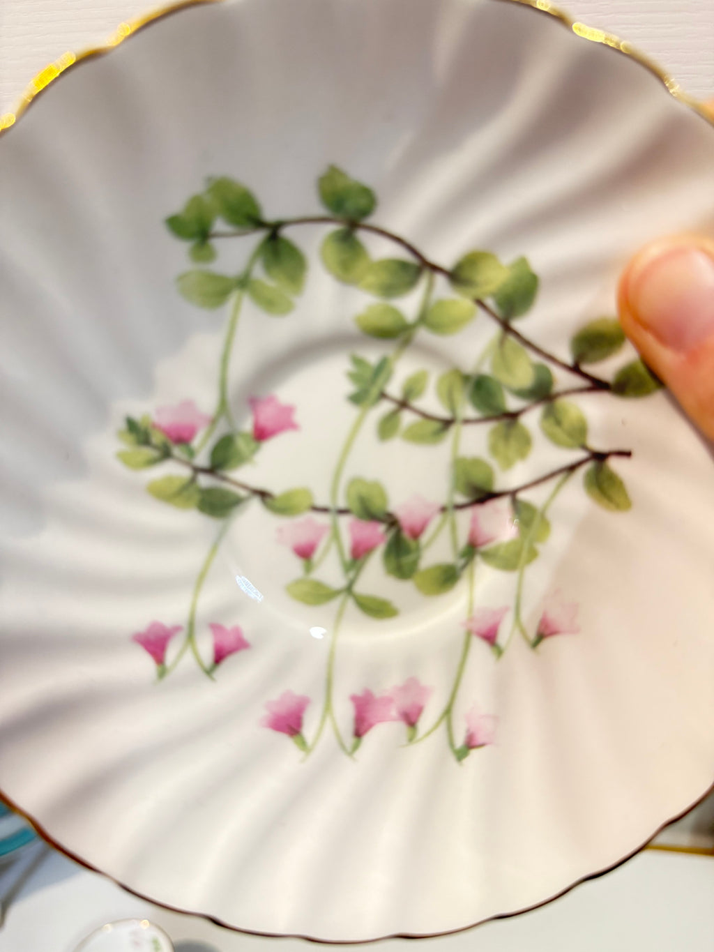 The Pink Bellvine Saucer