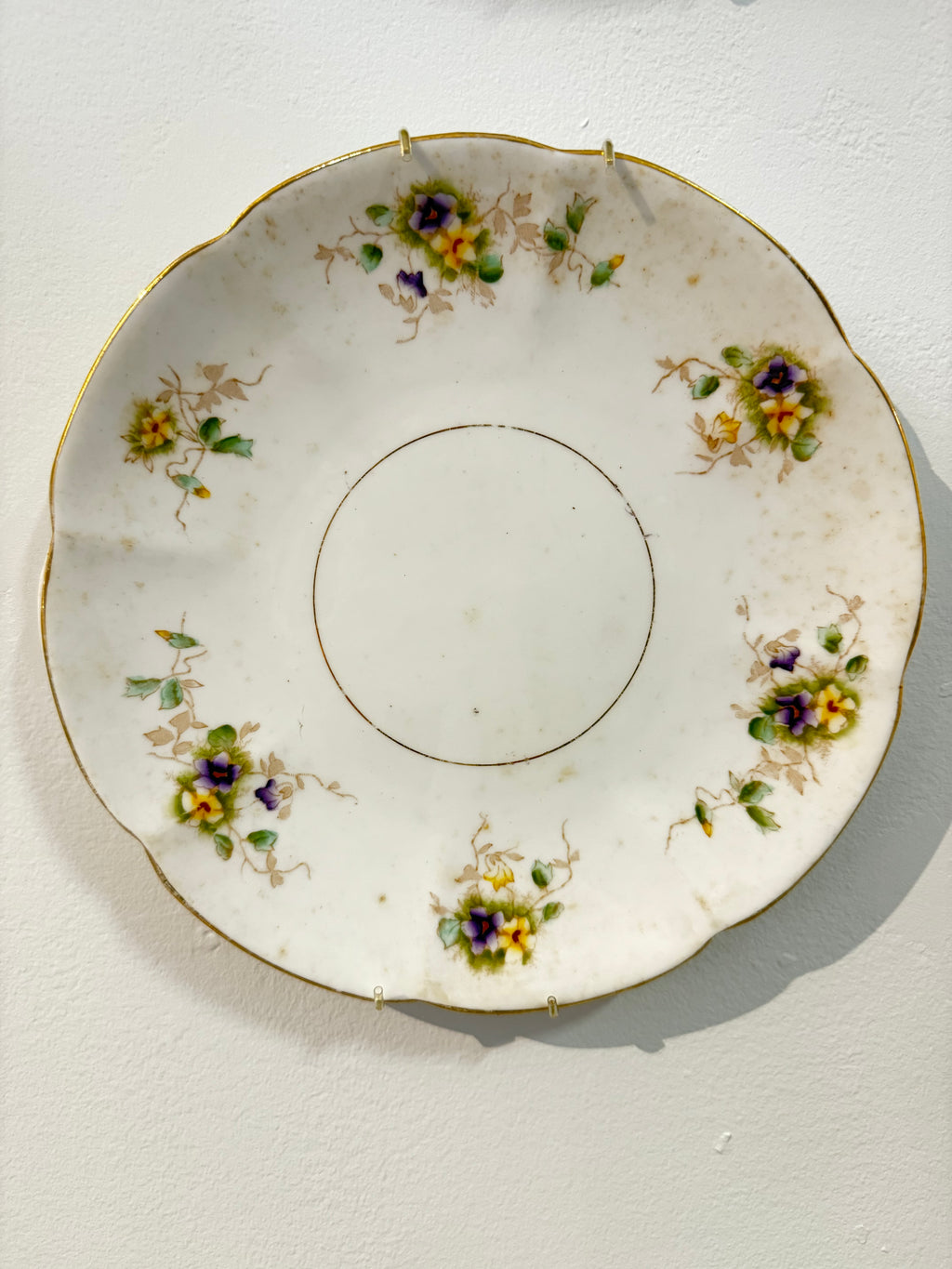 The Violet Vine Vintage Salad Plate