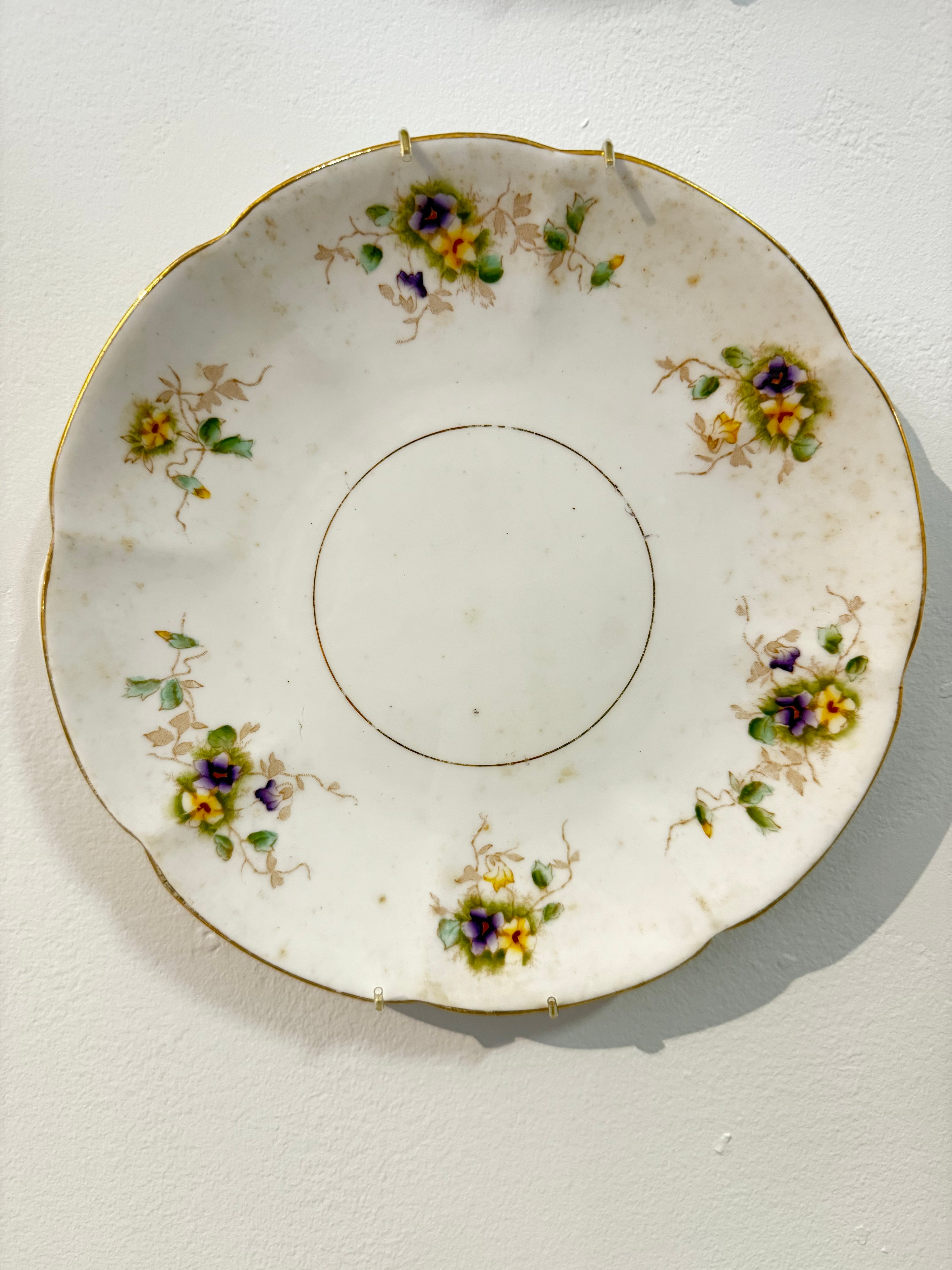 The Violet Vine Vintage Salad Plate