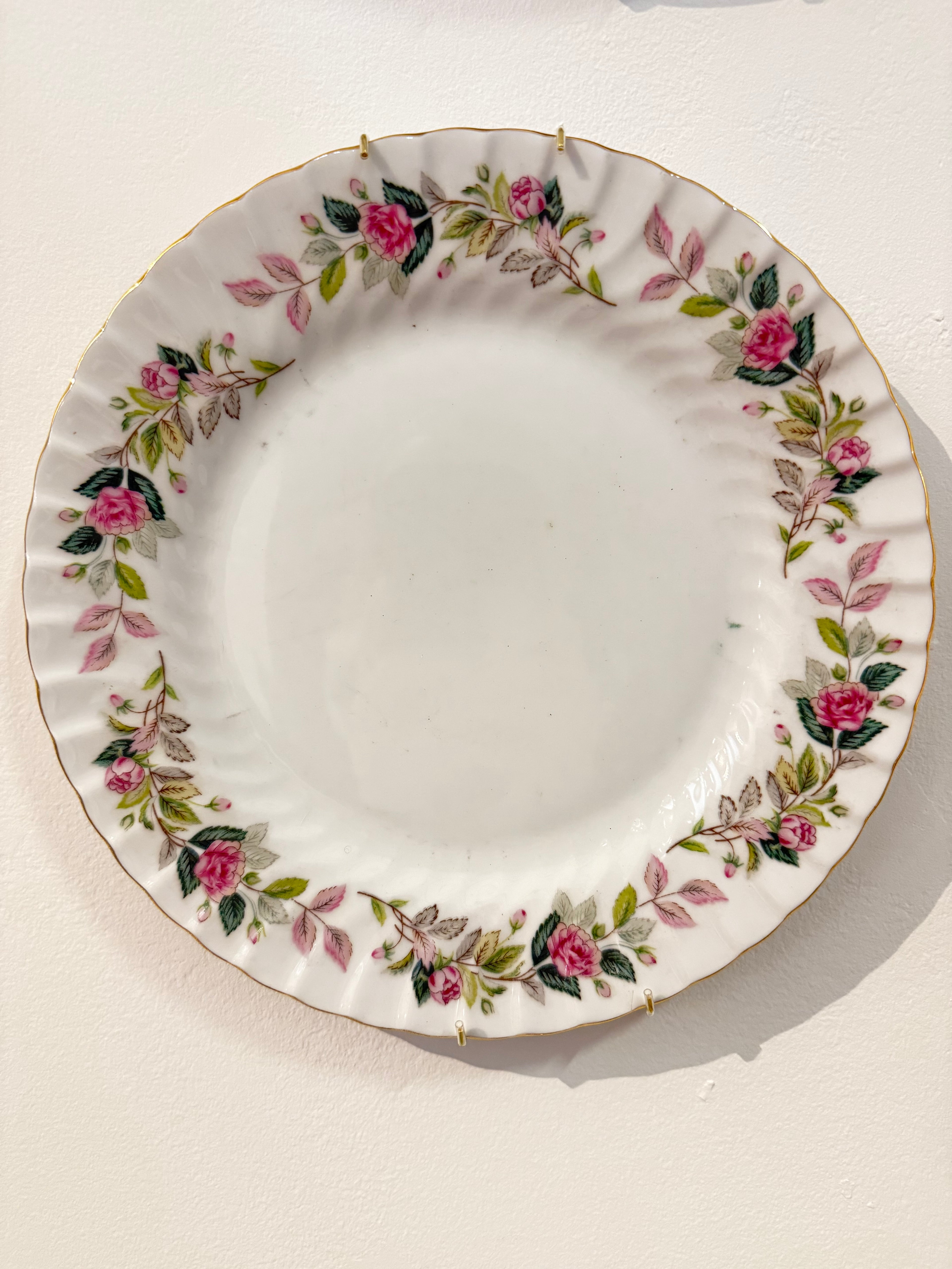 The English Rose Garden Dessert Plate