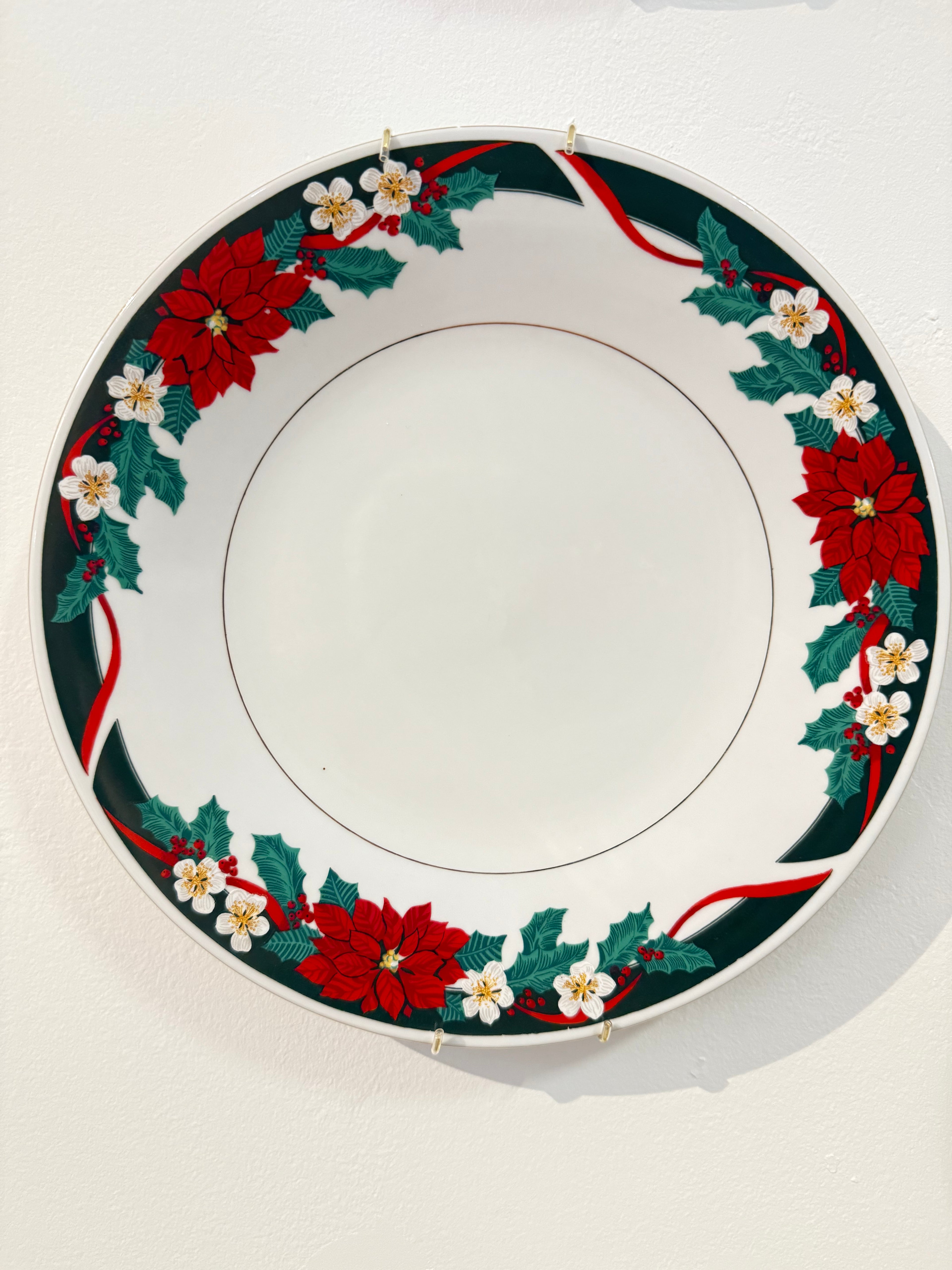 Poinsettia and Purpose Salad Plate
