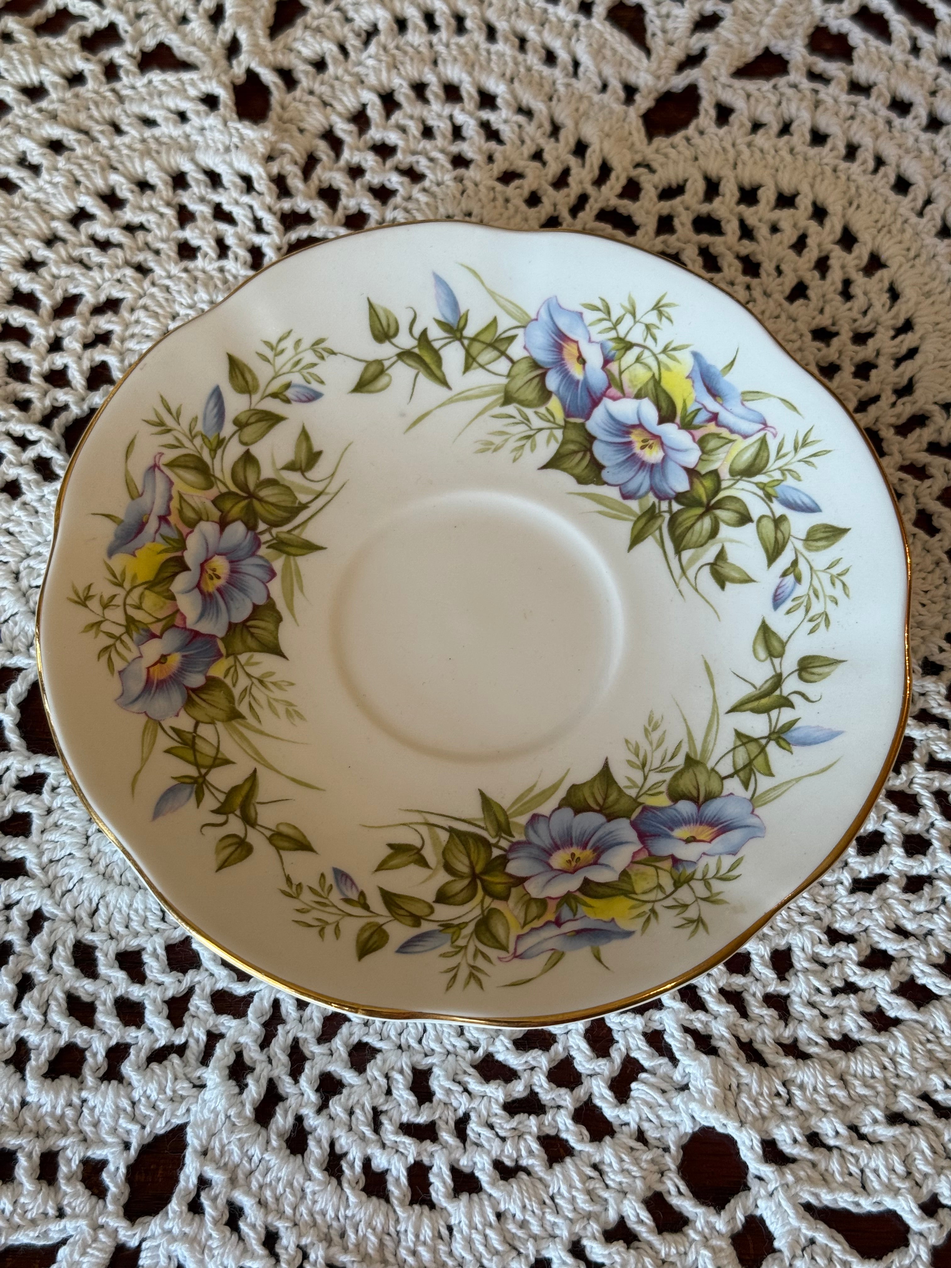 Bluebell Garden Floral Saucer