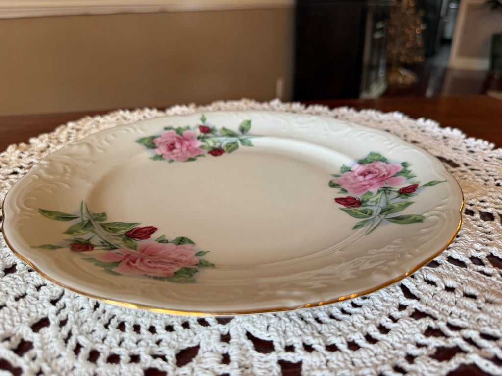 A Rose by No Other Name Bread Plate