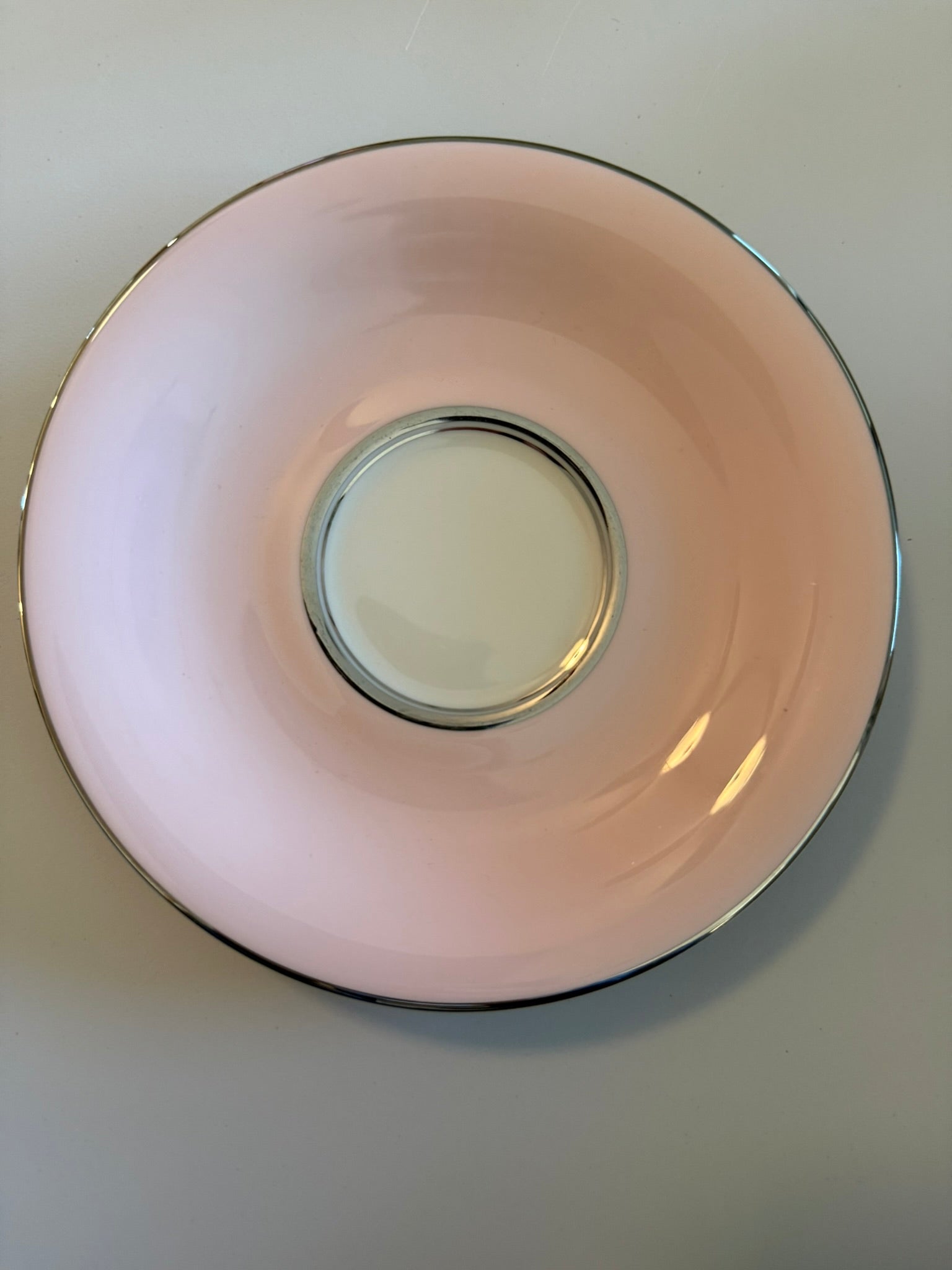 The Blush Ribbon Saucer