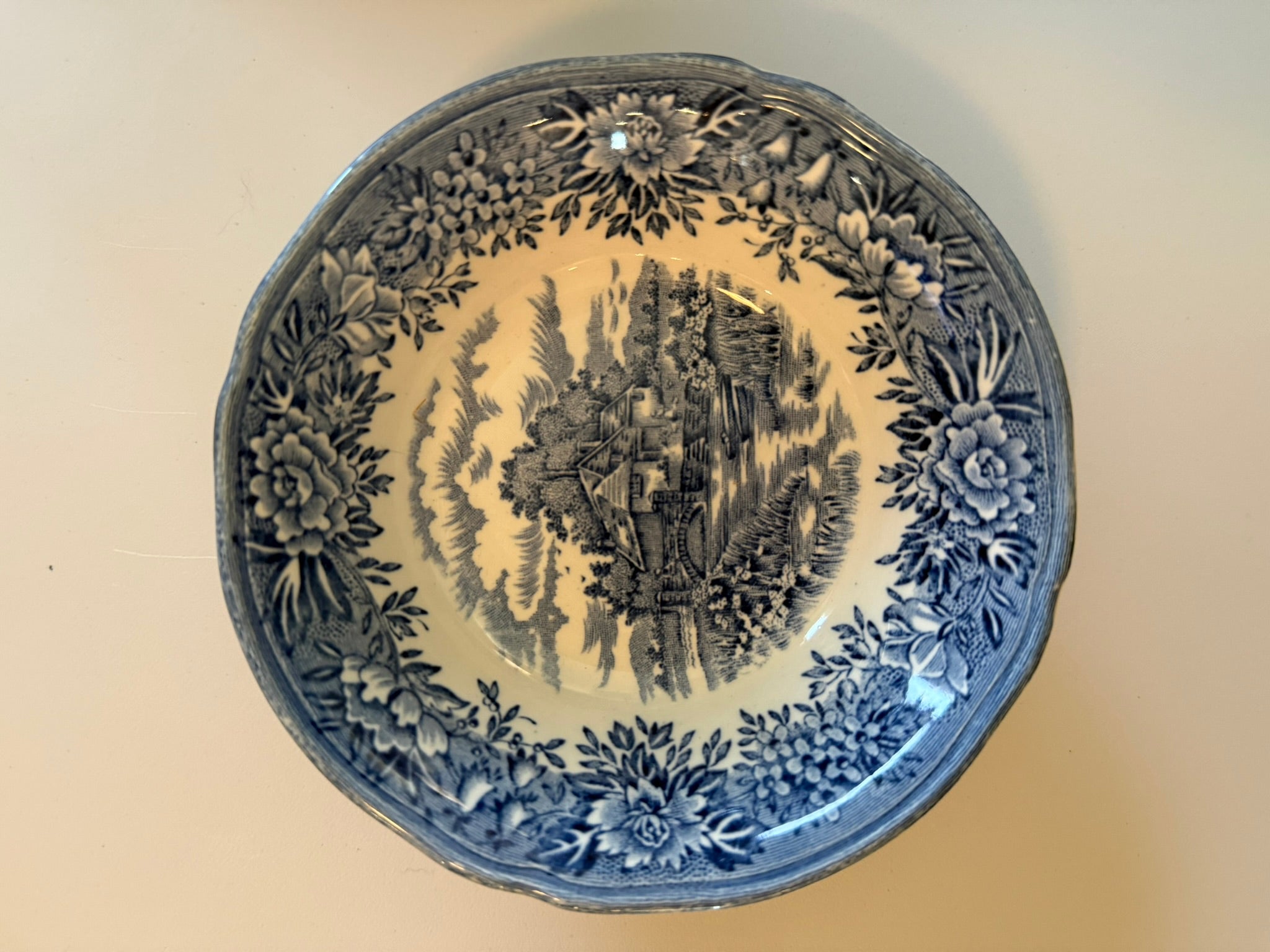 Blue Country Garden Fruit Bowl