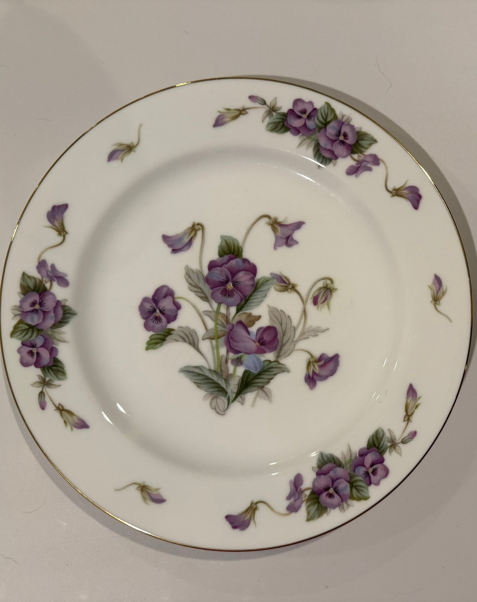 The Soothing Lavender and Violet Field Dinner Plate